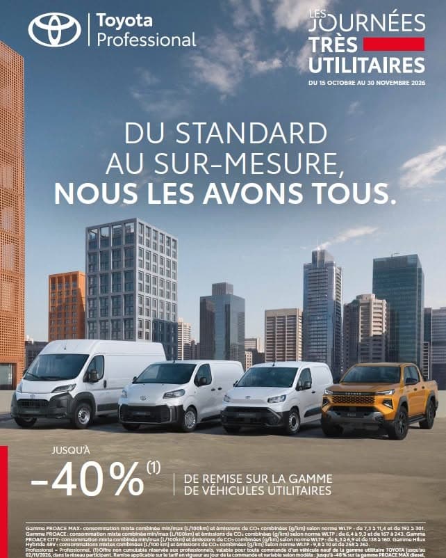 Journées Très Utilitaires Toyota