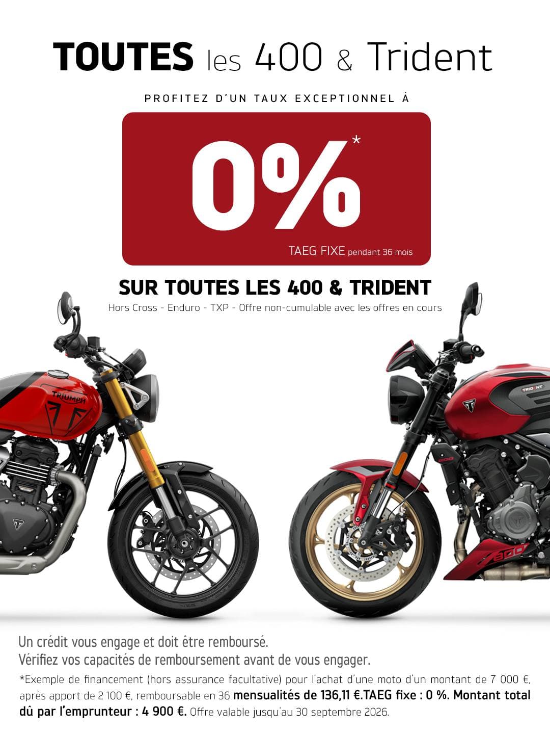 Financement 0% TAEG